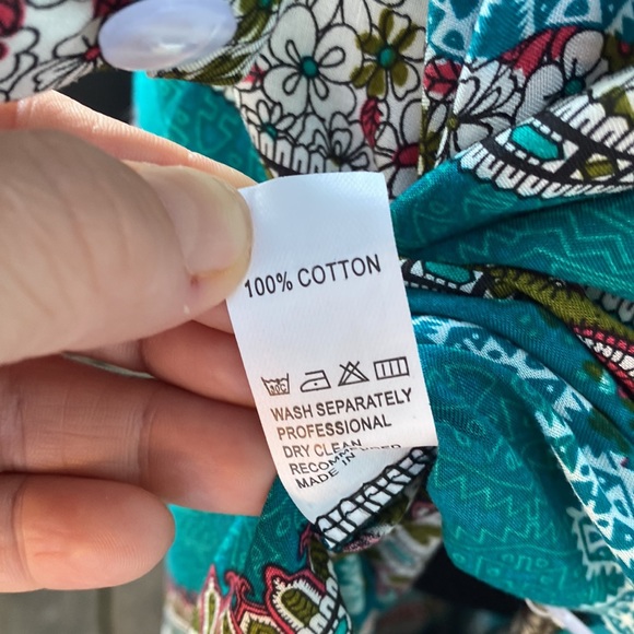 Summer Dress 100% Cotton size small - Picture 11 of 11